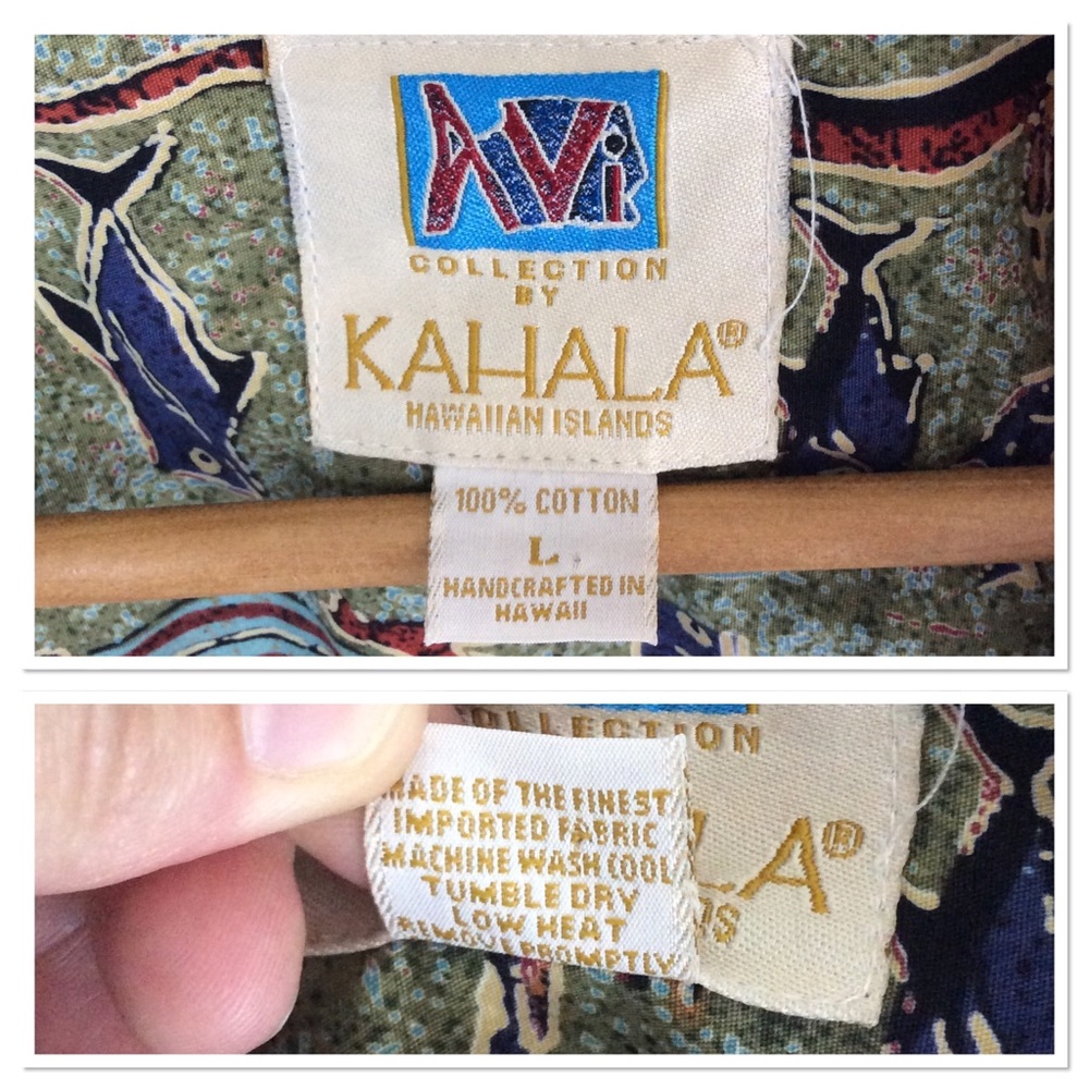 Kahala Hawaiian Shirt Surfer Print Avi Collection - Picture 4 of 5